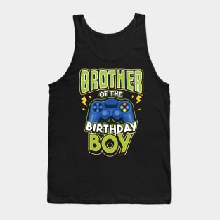 Brother of the Birthday Boy Matching Video Gamer Tank Top